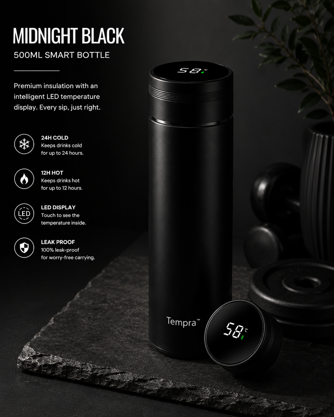 Tempra™ Smart Temperature Bottle