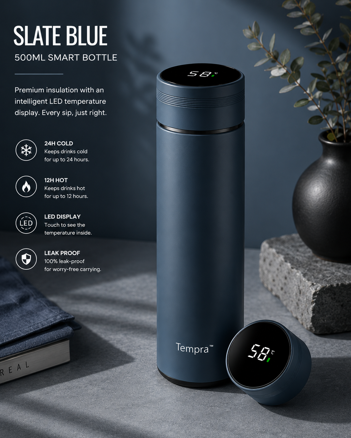 Tempra™ Smart Temperature Bottle