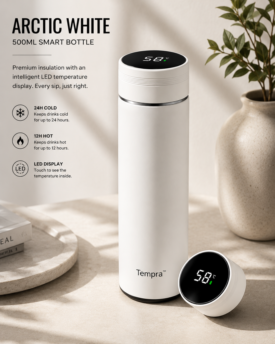 Tempra™ Smart Temperature Bottle